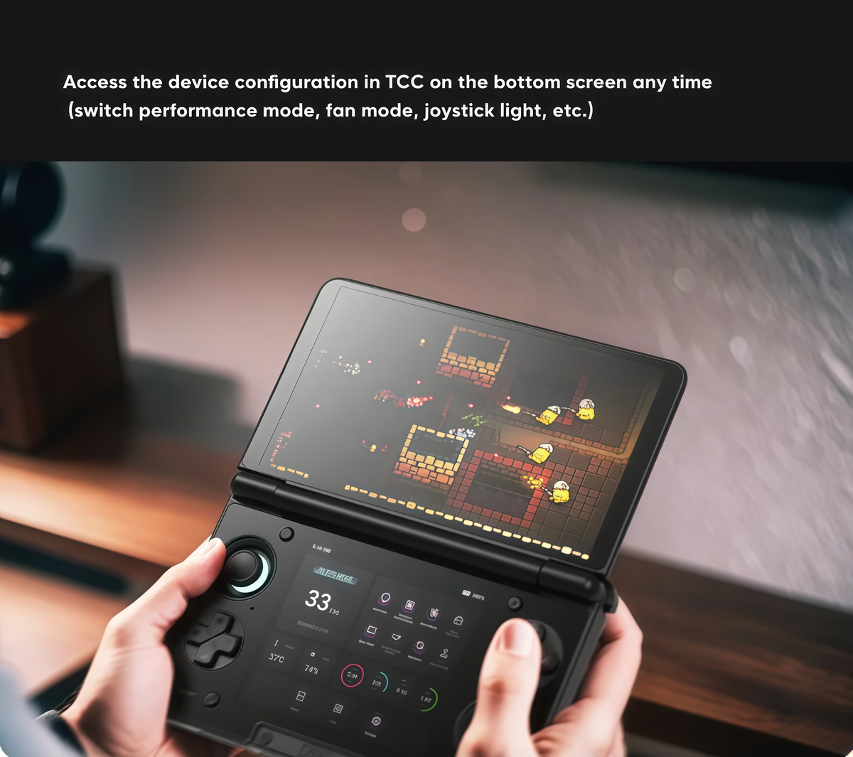 Dual-Screen AMOLED Gaming Handheld