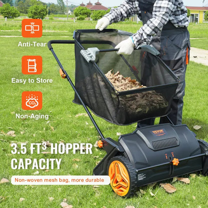 21-Inch Push Lawn Sweeper with 3.5 cu. ft. Collection Bag